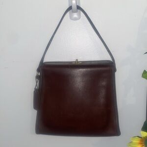 Rare Vintage 1998 COACH geometric Turnlock bag